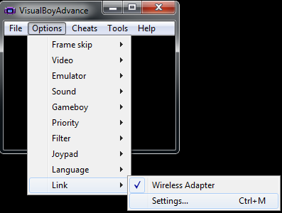 VBALink Emulator - Link GBA VBA ROMs VisualBoy Advance