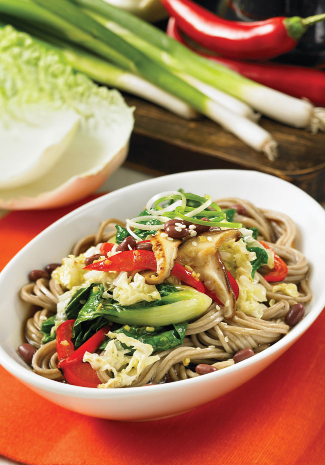 Buddhist Noodle Bowl recipe, from Vegan Everyday, by chef Doug McNish #vegan #healthy #wholefoods #glutenfree