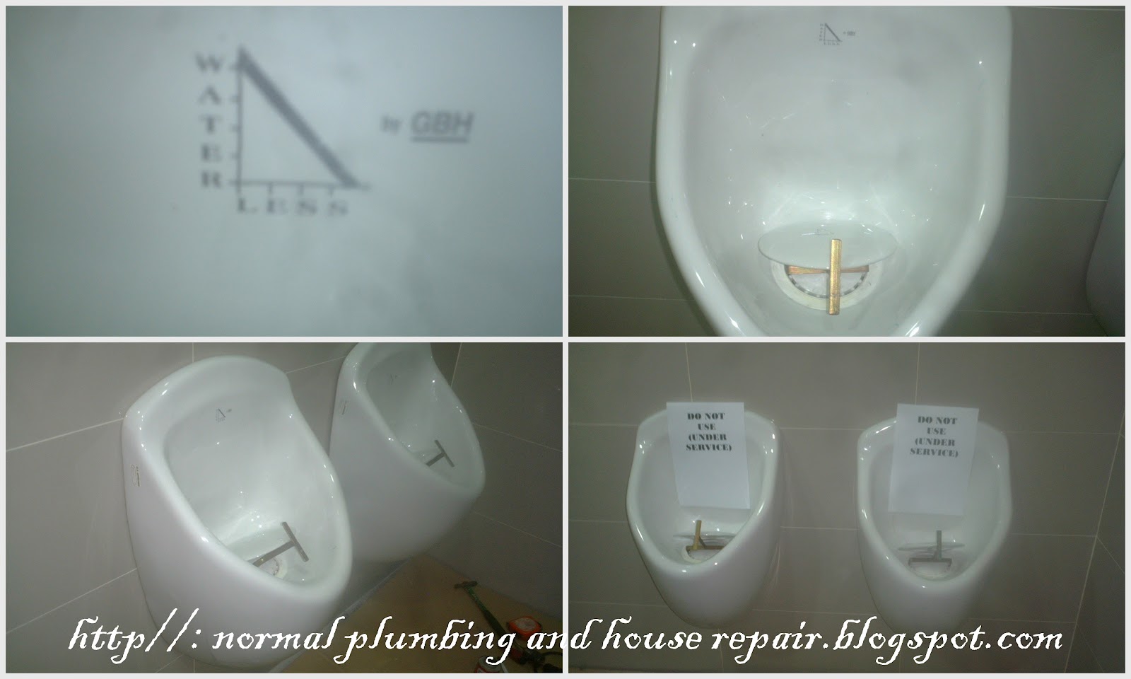 NORMAL PLUMBING WATERLESS URINAL