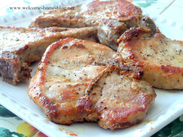 Welcome Home Blog: Pan Fried Country Pork Chops