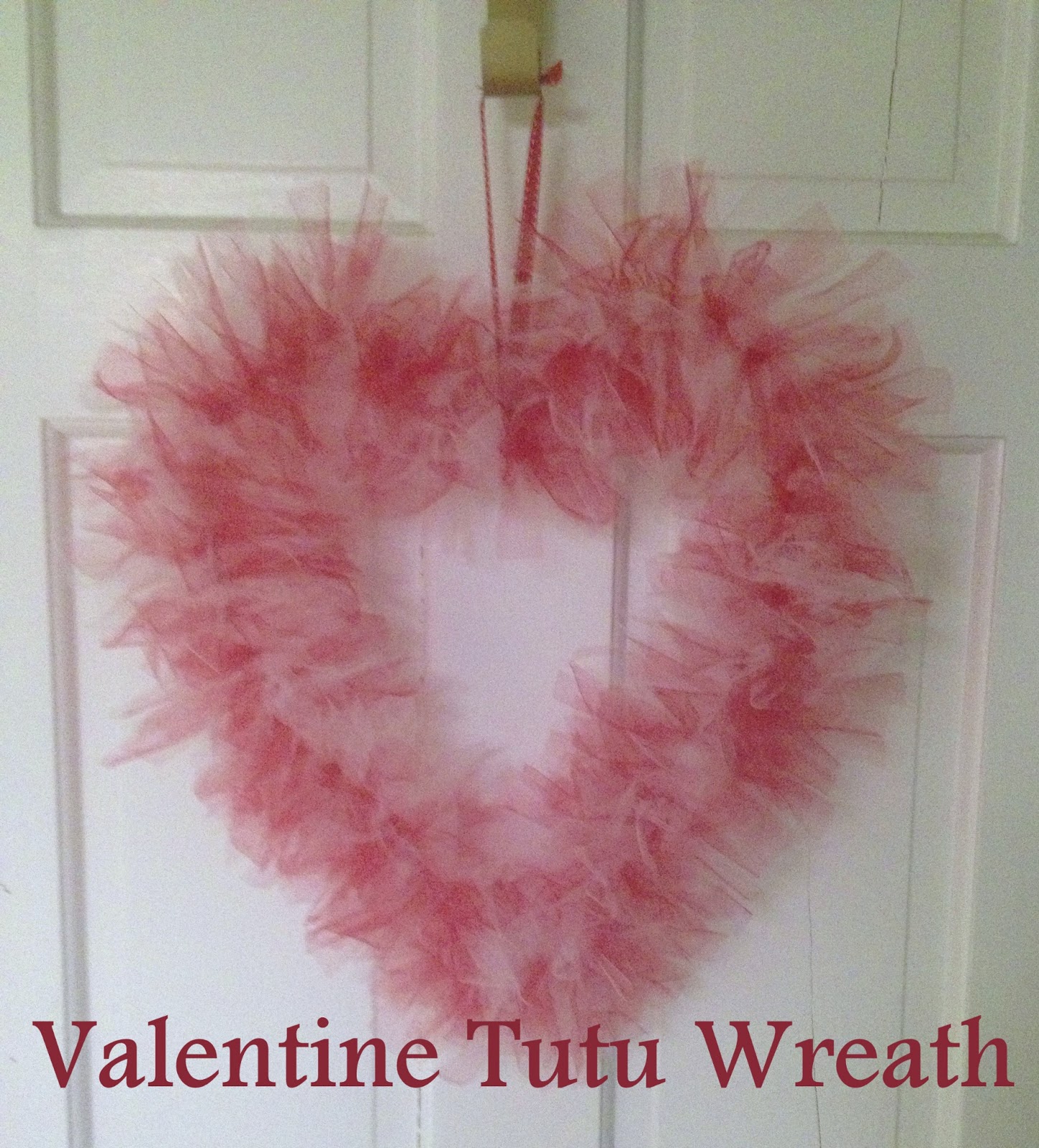PinFlipped: Valentine Tutu Wreath