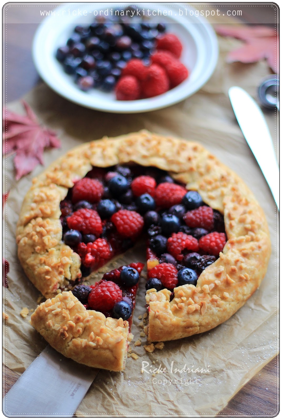 Just My Ordinary Kitchen... FRUIT GALETTE (WITH BERRIES)