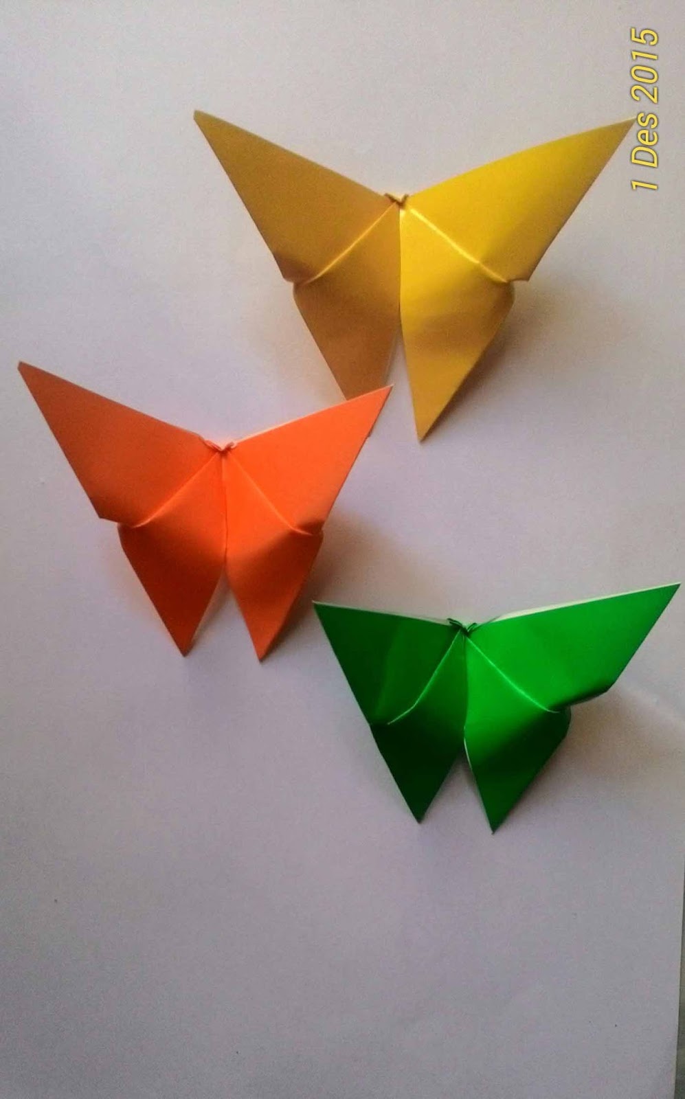 Rido Amriadi Cara Membuat Origami Kupu Kupu 