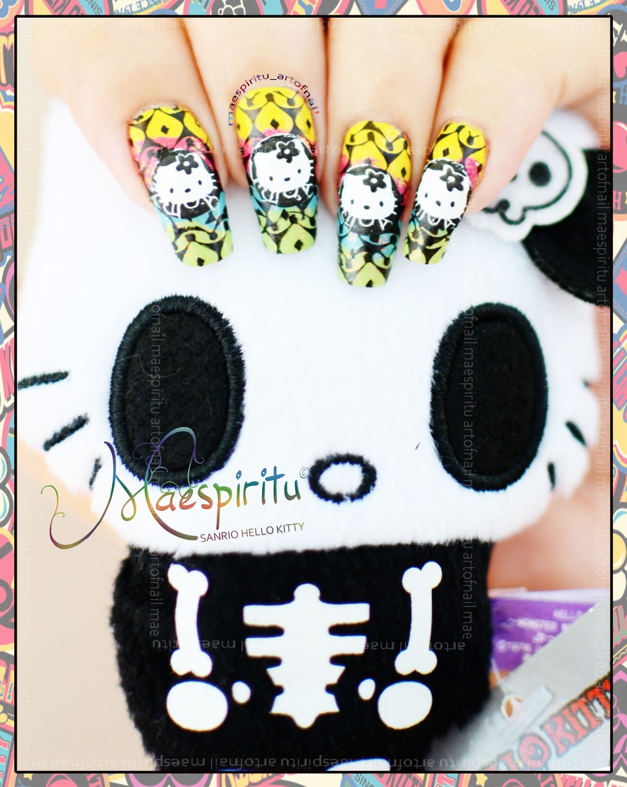 Nail Art Design: SANRIO HELLO KITTY