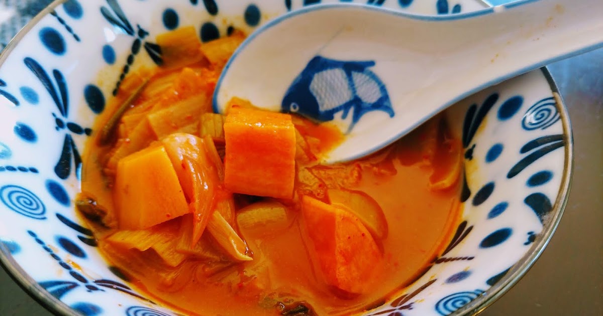 Kimchi and Sweet Potato Stew