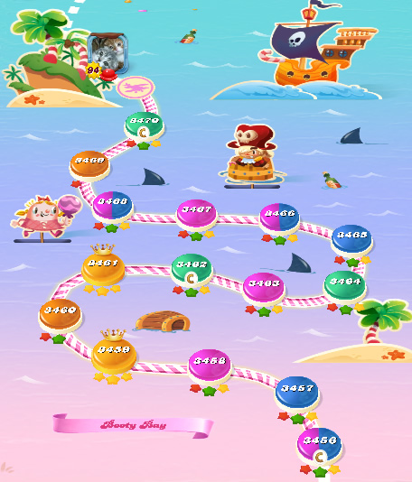 Candy Crush Saga level 3456-3470 Candy Crush Saga level 3456-3470
