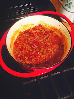pan of quorn chilli