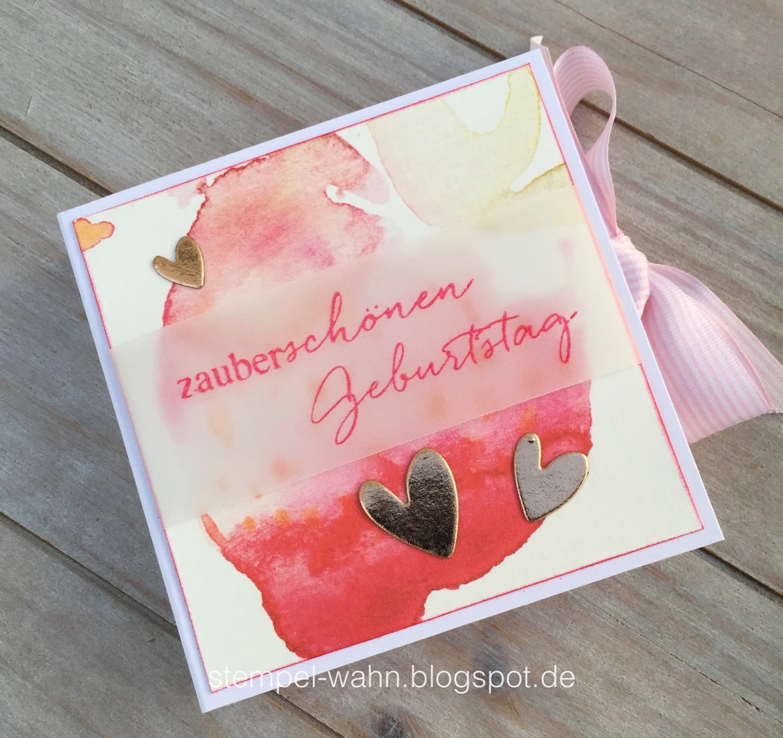 StempelWahn Schokolade zum Geburtstag...