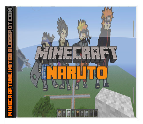 Naruto Minecraft mod carátula