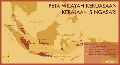 wilayah persebaran kerajaan singasari di indonesia