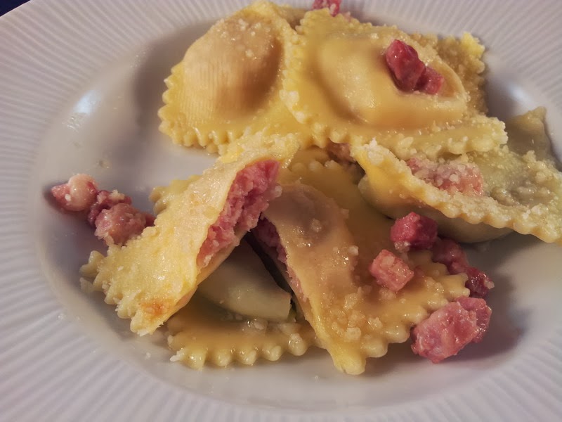 Il quaderno di Chiaretta Ravioli alla mortadella