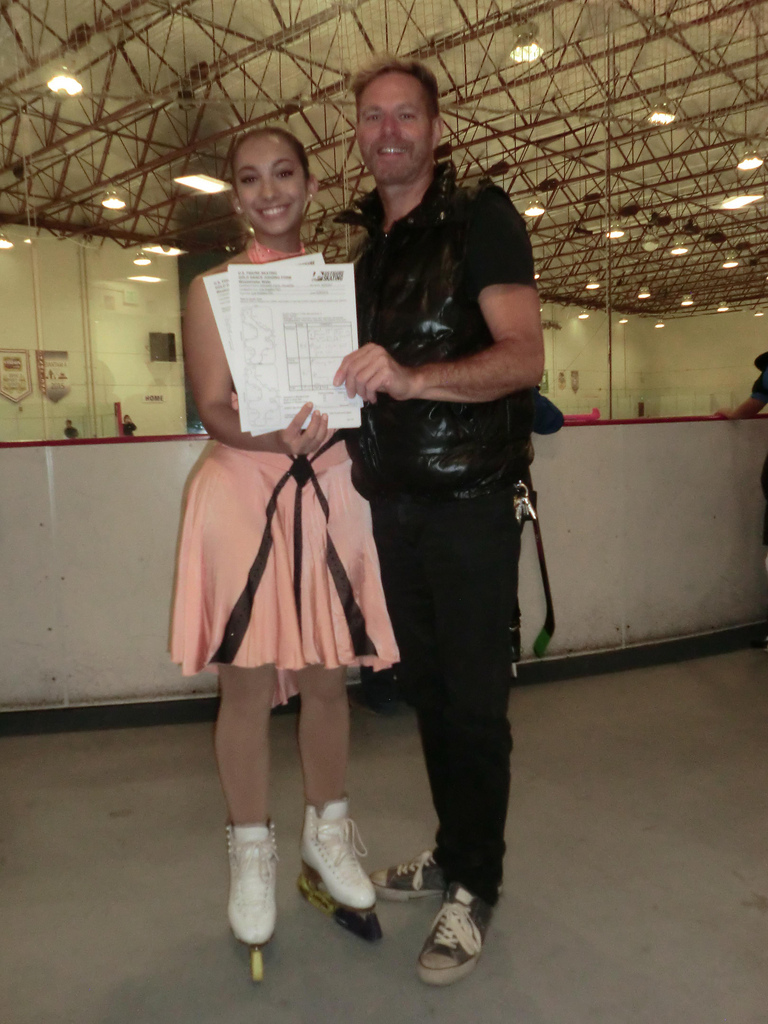 The Ice Skating Blades Continue to Turn Annabelle Passes Her