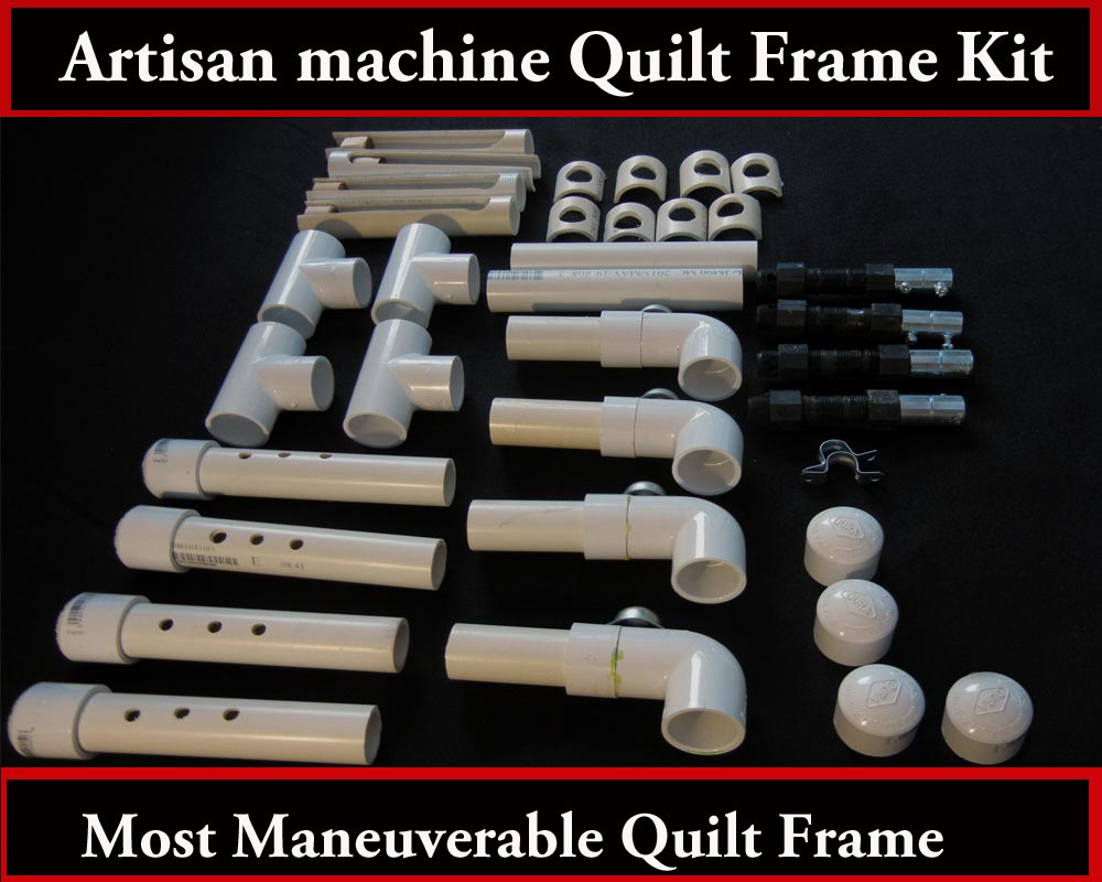 Machine quilt frames Kit 7 Artisan PVC Frame Purchase