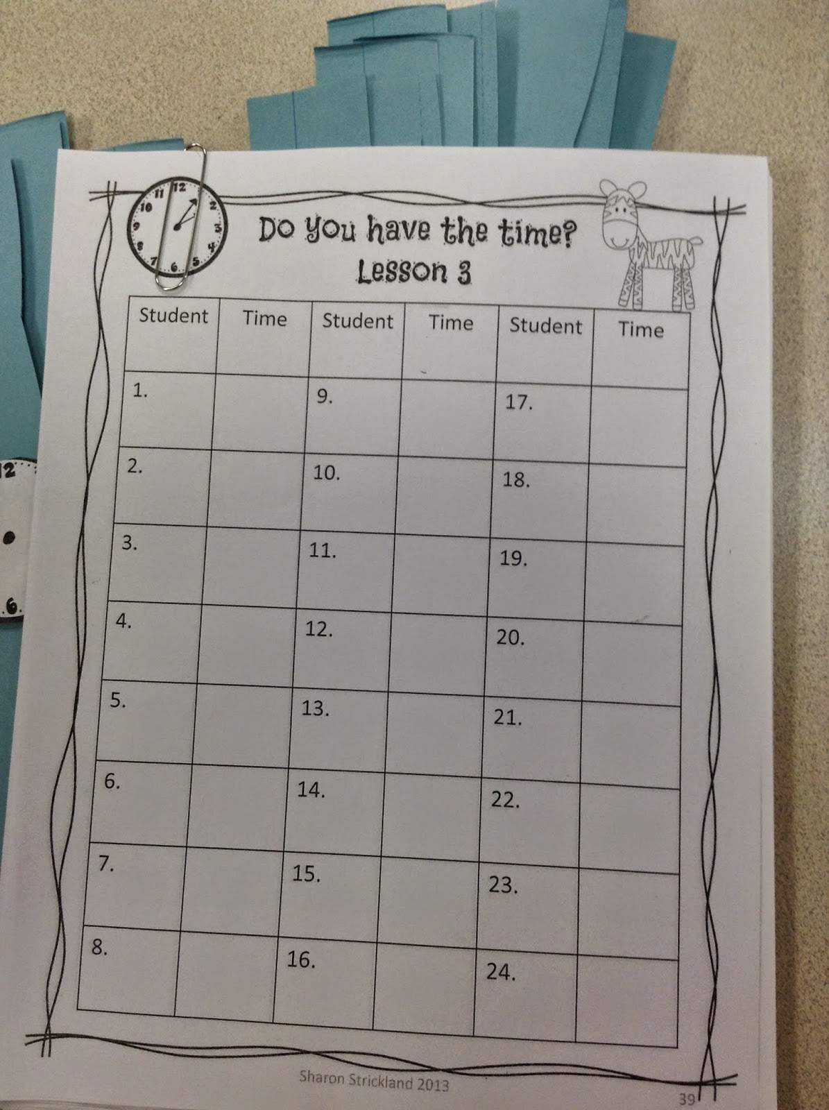 Super Second Grade Smarties: Telling Time- 2.MD.7