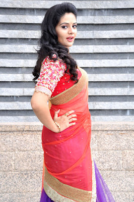 SriMukhi in Saree Photos