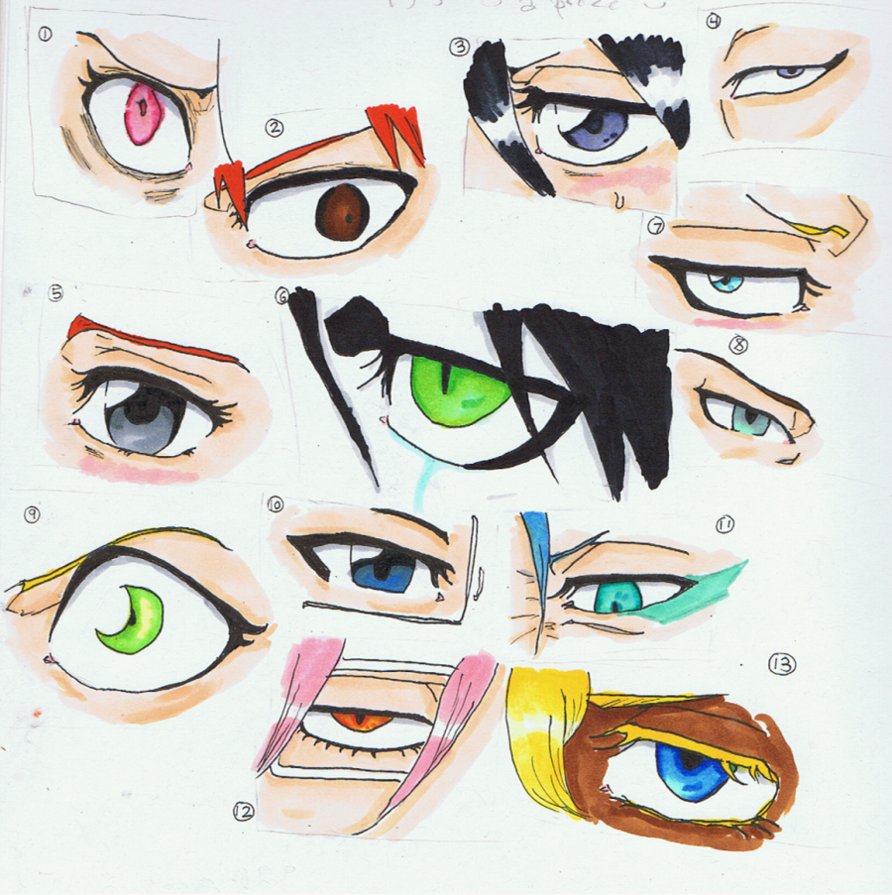 Bleach Espada Eye Chart.