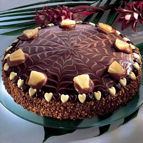 Schwartau Backwelt: Ananas-Schokoladen-Torte