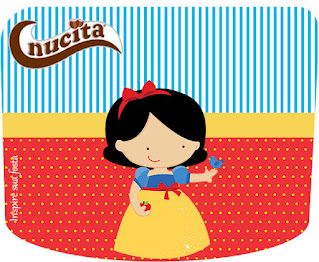 Blancanieves Nena: Etiquetas para Candy Bar para Imprimir Gratis.