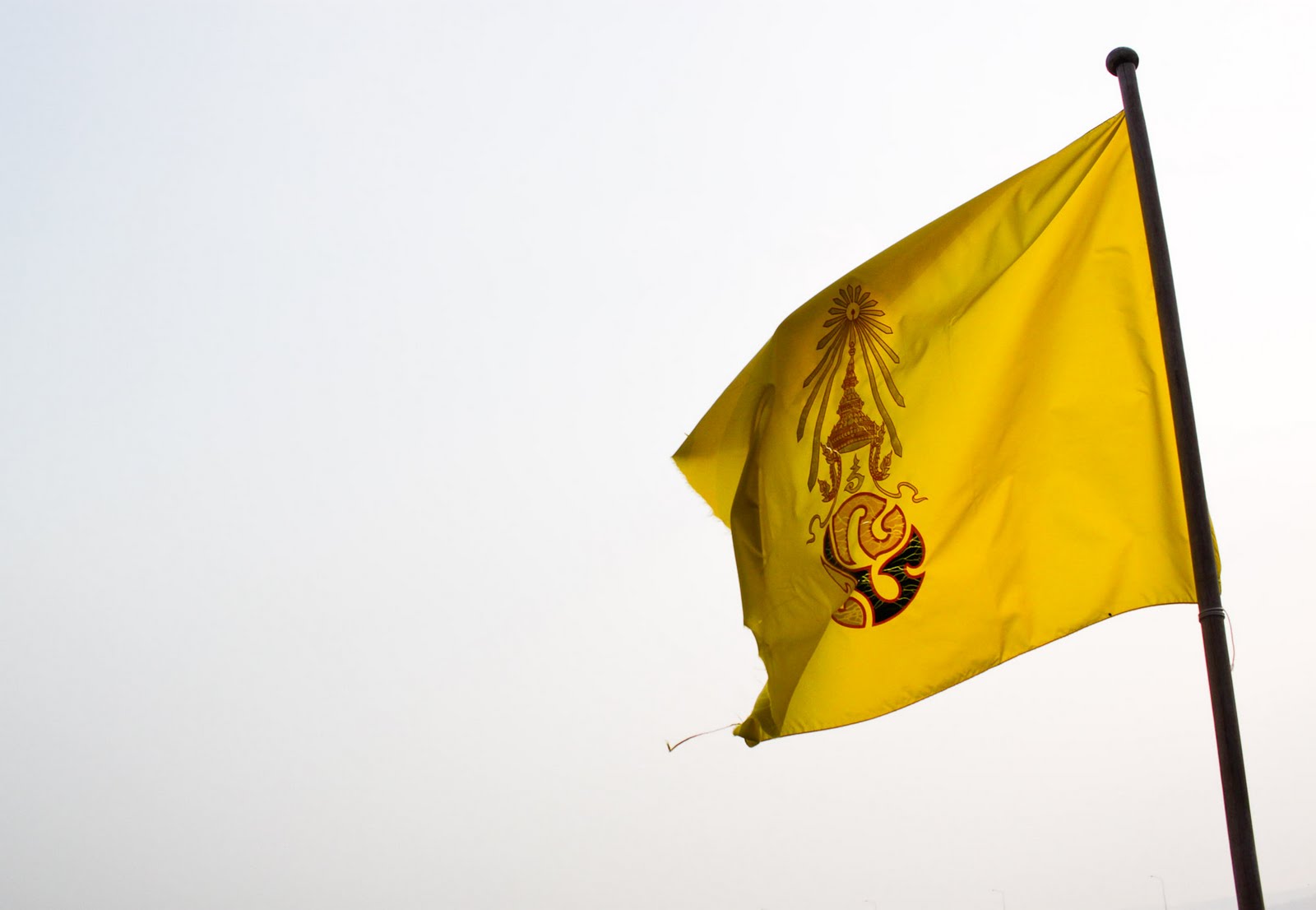 Flags With Yellow Symbols
