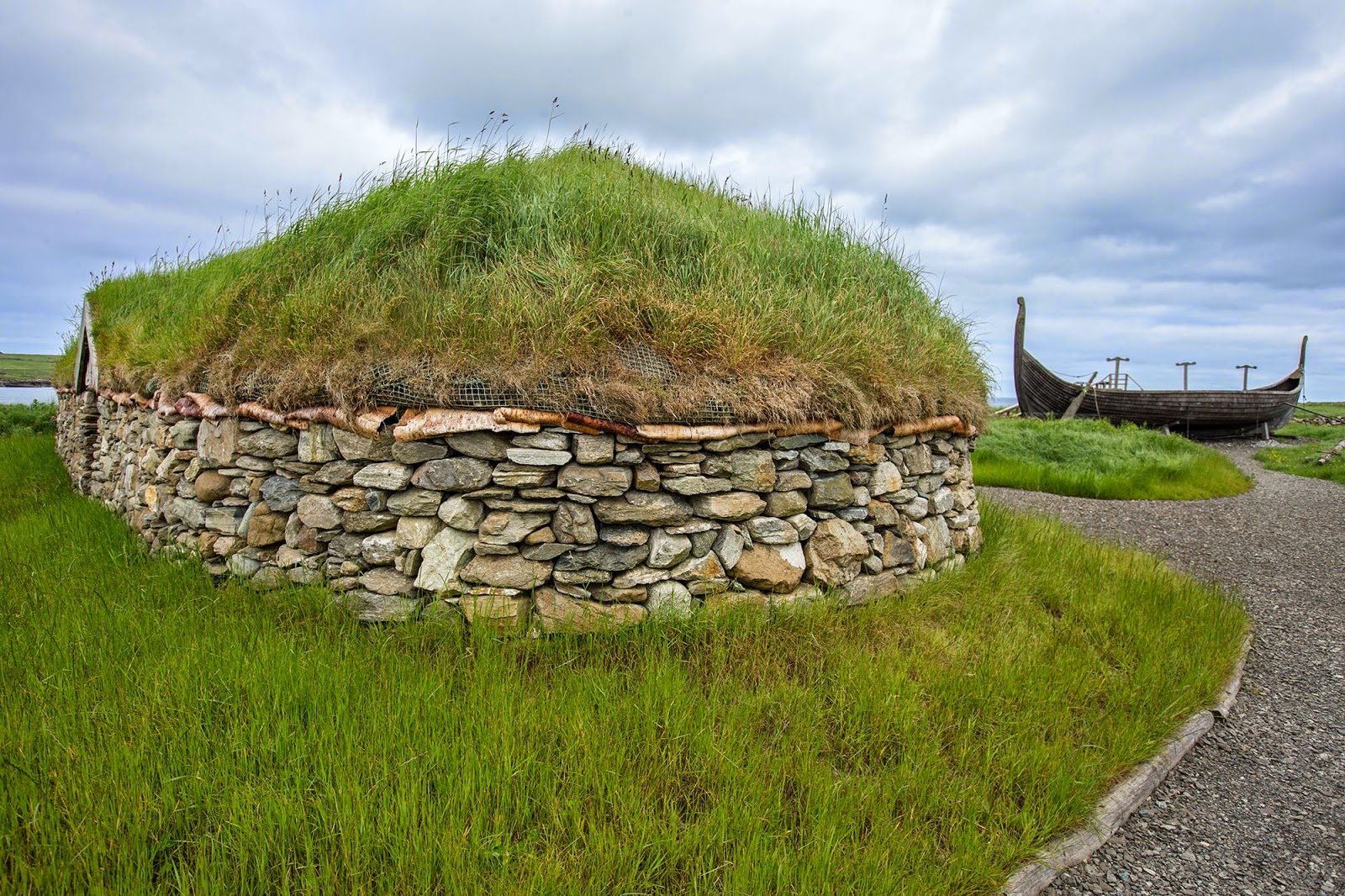 Viking Longhouse, Shetland Islands Viking Longhouse, Shetland Islands, Scotland