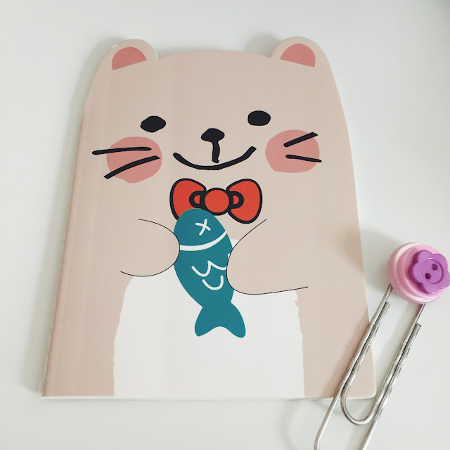 Kawaii Animal Die-Cut Lined Notepad Kawaii Animal Die-Cut Lined Notepad Pink Kitty