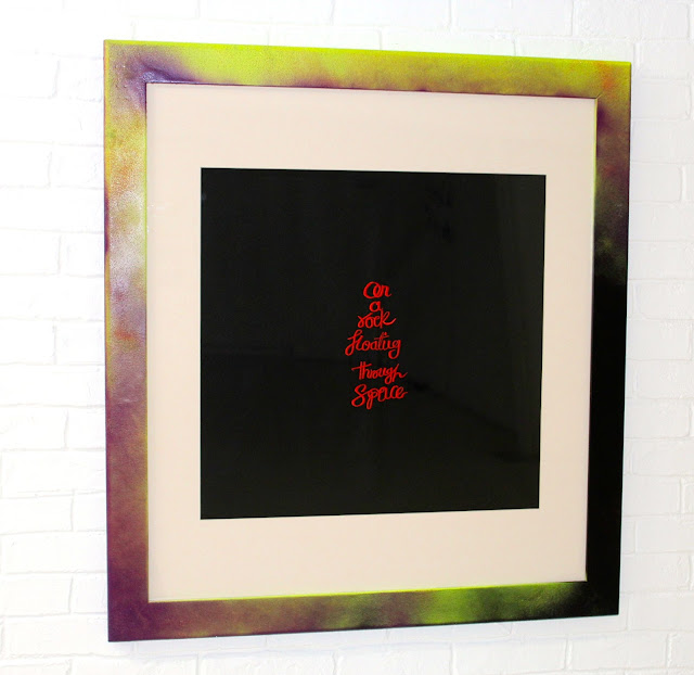 Electric Dreams Can't Last, 2017. Acrylic lightbox, vinyl image, electric cabling and plug. (60 x 90 cm)