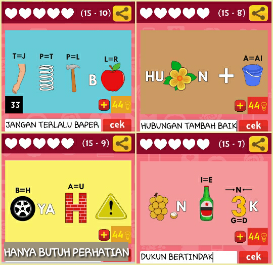 Kunci Jawaban Tebak Gambar Baper Level 5 Sanjau Soal Latihan Anak