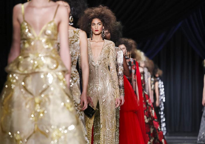 Women Fashion Girls Dress Naeem Khan Fall Winter 2016 2017 Rtw Nyfw