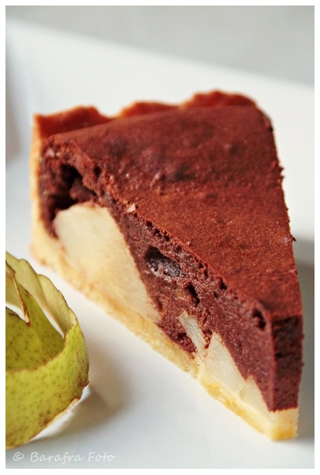 Barafras Kochlöffel: Birnen-Schokoladen-Tarte mit Kardamom