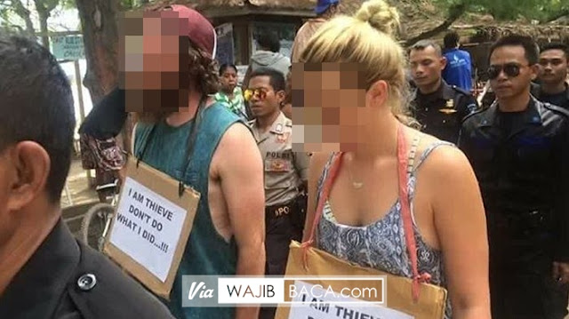 Hukum Adat Berbicara, Arak Turis Pencuri, Warga Gili Trawangan Jadi Viral di Media Luar Negeri