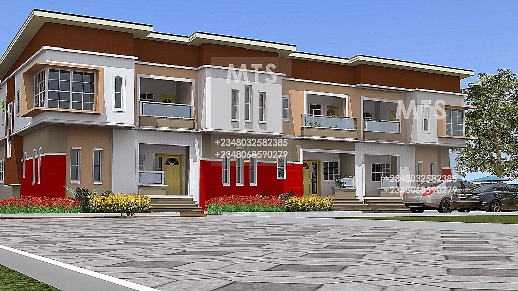 Modern And Contemporary Nigerian Building Designs 3 Units Of 4 Bedroom modern-and-contemporary-nigerian-building-designs-3-units-of-4-bedroom