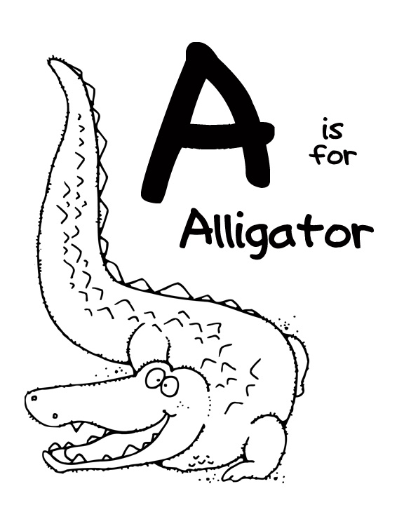 zoo coloring pages kindergarten letters - photo #19