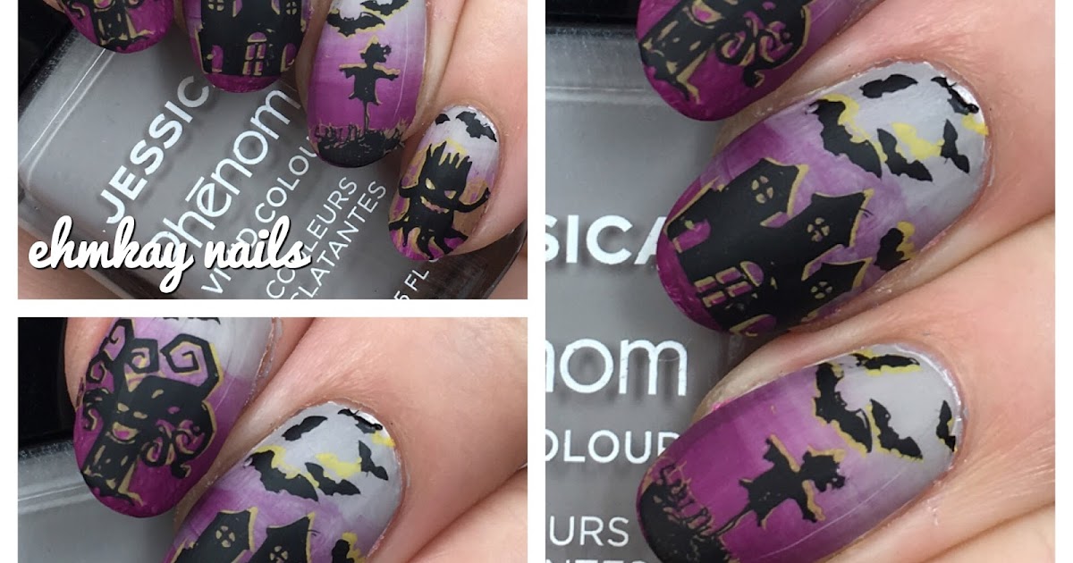 3. Haunted House Nails - wide 1