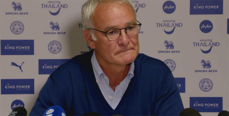Claudio Ranieri, entrenador del Leicester City, en rueda de prensa previa al Community Shield
