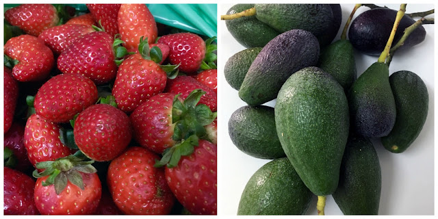Tartar de aguacate y fresas Tartar de aguacate y fresas