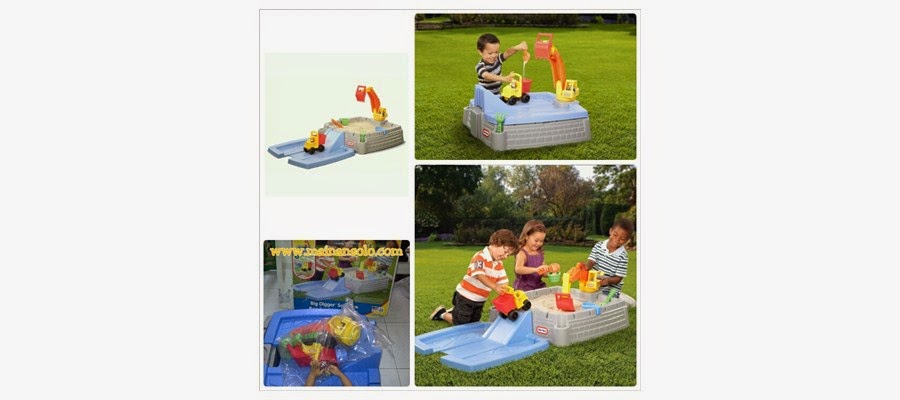 PZ034 - Litte Tikes Big Digger Sandbox 