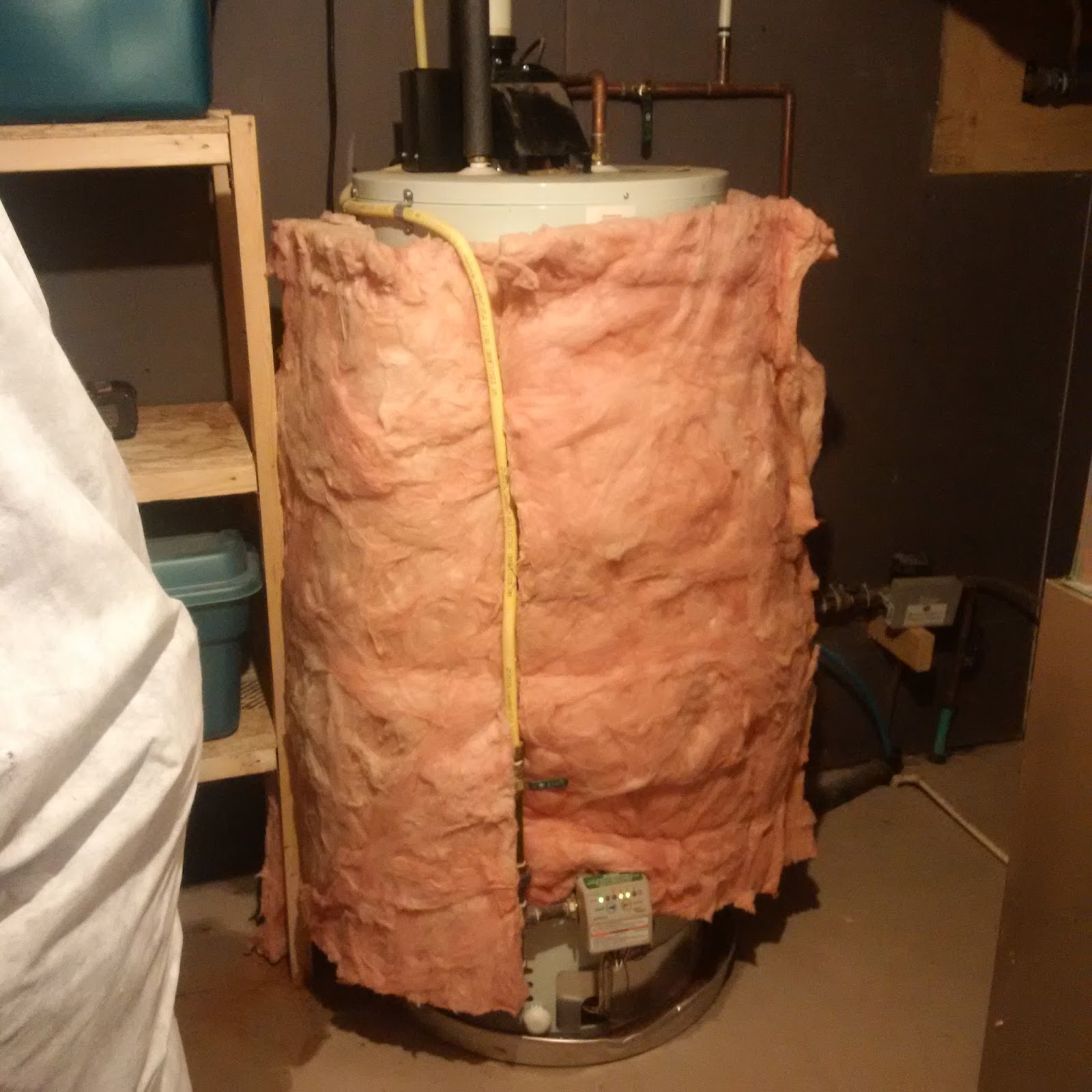 Another Day Another Project Temporary Fix for Leaking Hot Water Heater