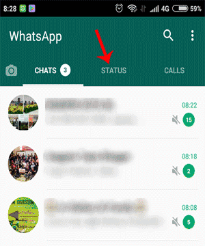 Cara Membuat Status Teks Dengan Background Berwarna di WhatsApp