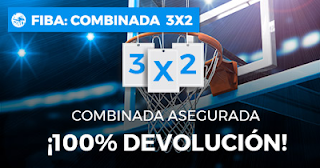 Paston 3x2 en Apuestas de baloncesto combinadas hasta 18 septiembre Paston 3x2 en Apuestas de baloncesto combinadas hasta 18 septiembre