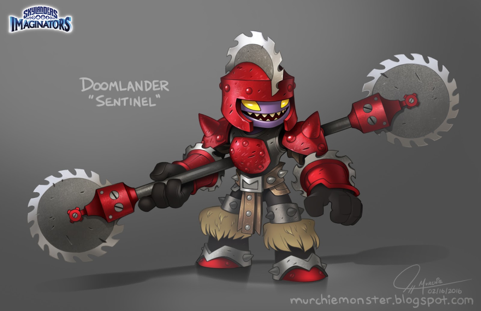Doomlander "Sentinel" Concept for Skylanders Imaginators.