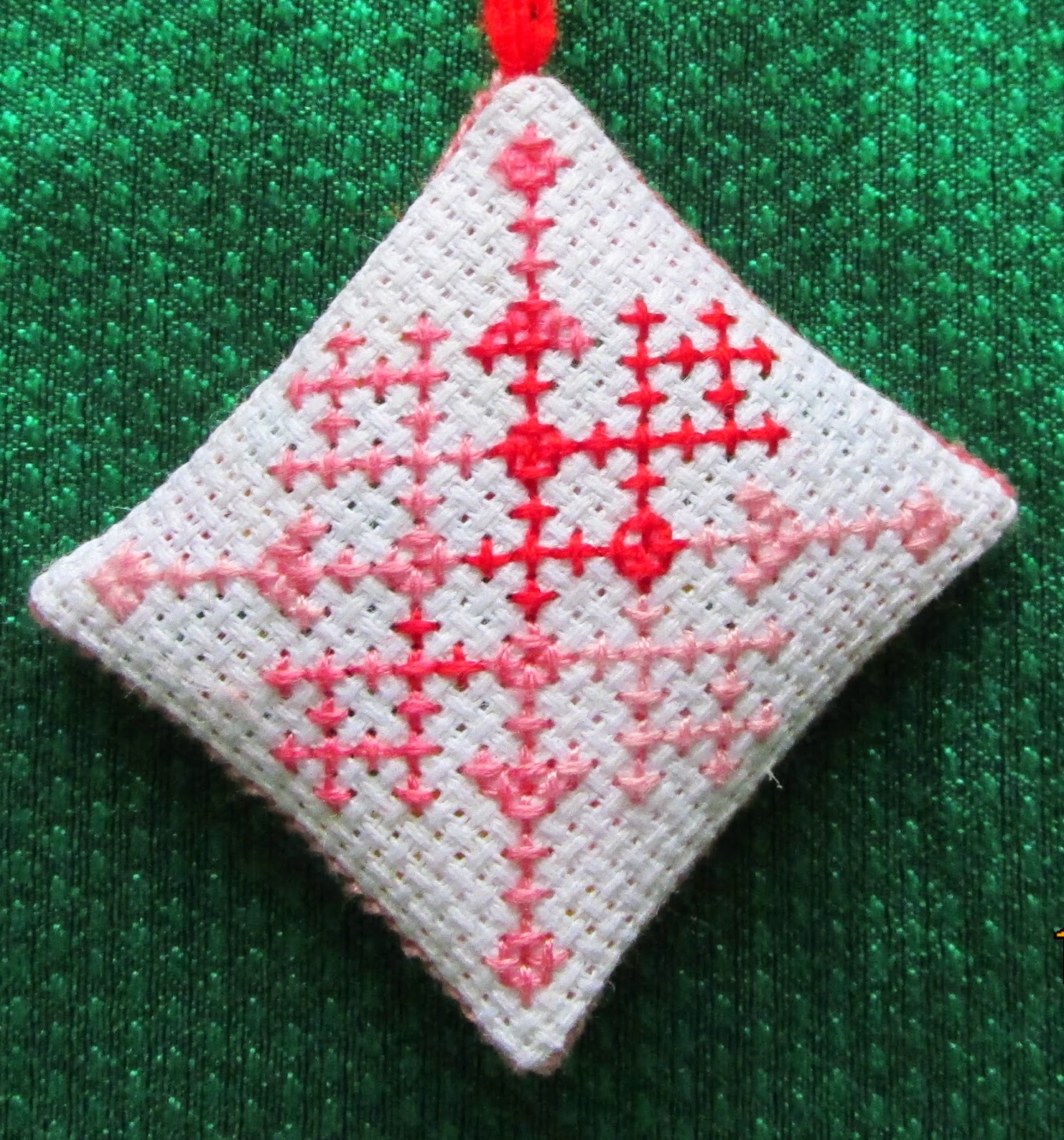 Cross Stitch Pattern Christmas Ornament Diy Christmas Ornaments