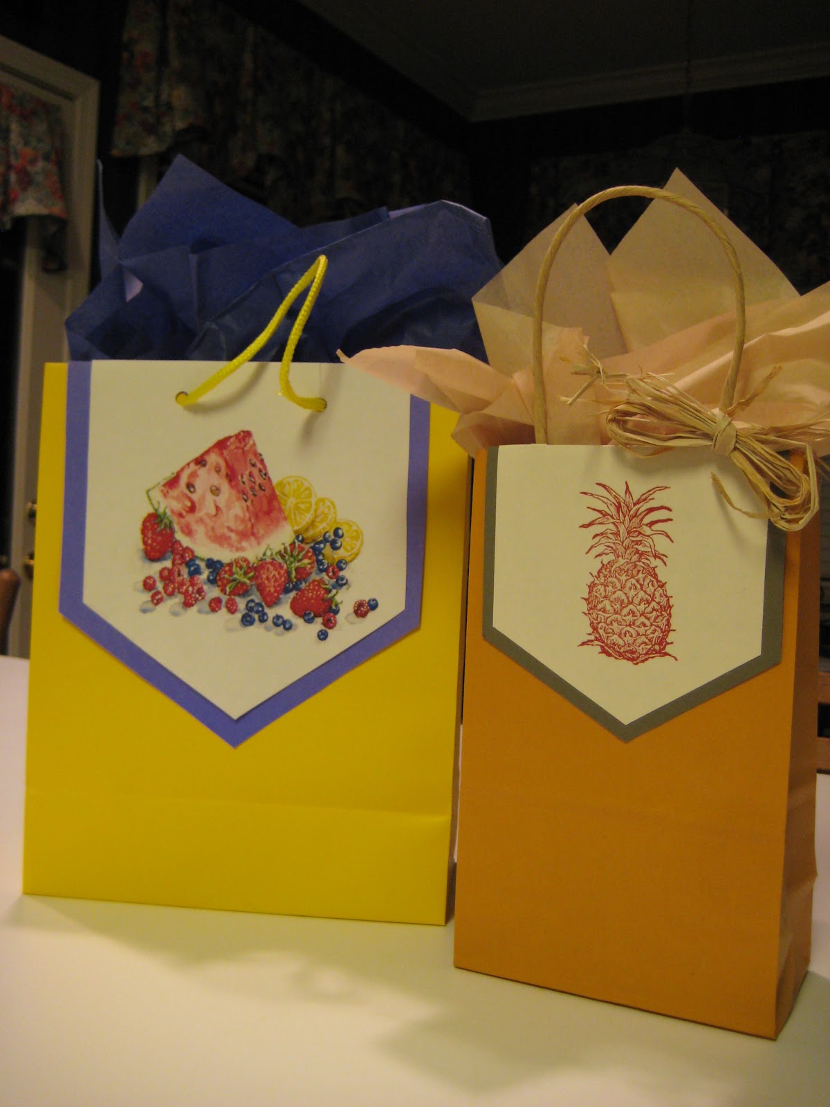Sweet Tea & Pearls Decorating Gift Bags for Mother's Day!