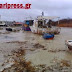 Μεγάλη Καταστροφή στην Αμμουδιά από τα ορμητικά νερά του Αχέροντα . Το ποτάμι πλημμύρισε μαγαζιά και παρέσυρε και βύθισε ψαρόβαρκες.. (βίντεο)