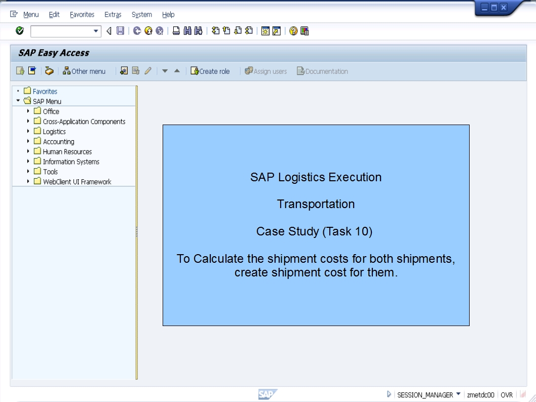 青蛙SAP分享 Froggy's SAP sharing LES Transporation Case 10 Test Creating