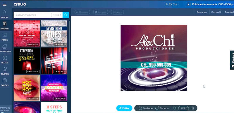 como crear flyers animados gratis para facebook instagram twitter etc programa para hacer flyers