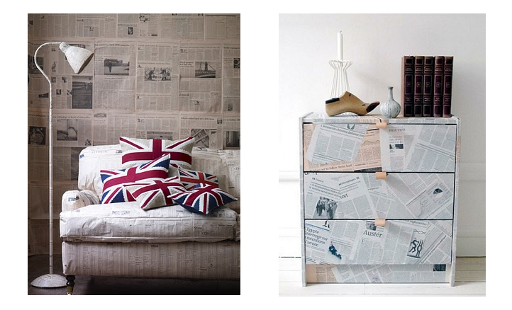 Gazeta – oryginalny i ekologiczny sposób na wnętrze