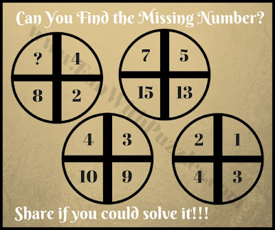 Tricky math cross circle riddle