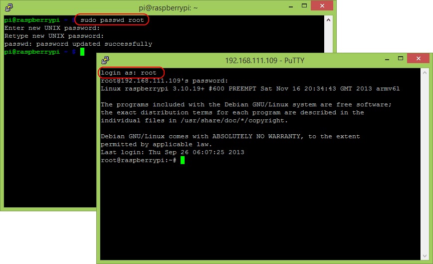 Raspberry Pi Root Password Raspberry Pi Root Password