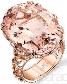 Diamond Ring with Morganite 