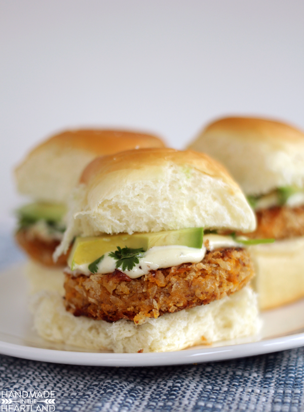 Sweet Potato Sliders with Garlic Aioli Recipe